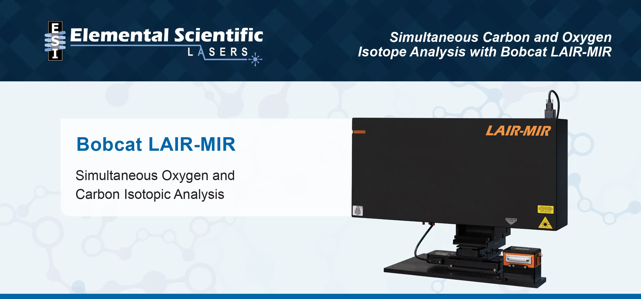 High Spatial Resolution Measurement of δ13C and δ18O in Carbonates Using Bobcat LAIR-MIR